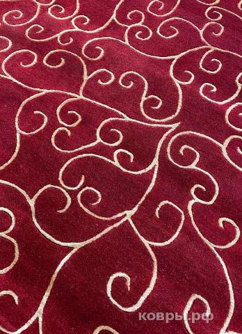 ковер ручной работы Китайский ковер ручной работы из шелка и шерсти 3.66x4.57 — фото 5