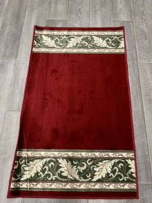 Коврик №682,бордовый,размер 1,3 на 0,78 метра