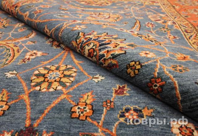 ковер ручной работы Афганский ковер ручной работы из шелка и шерсти Bidjar (Биджар) 2.9x2.05 — фото 5