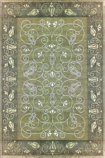 Дизайнерский ковер ручной работы из шерсти дикого яка 031 1.68x2.44