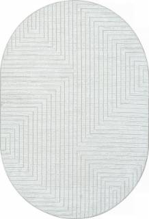Ковер SIROCCO E256AC WHITE / BEIGE Овал