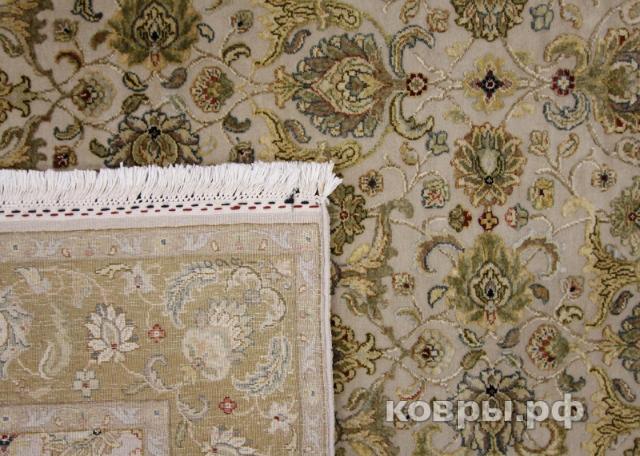 ковер ручной работы Индийский ковер ручной работы из шелка и шерсти Agra (Агра) 2x1.4 — фото 2