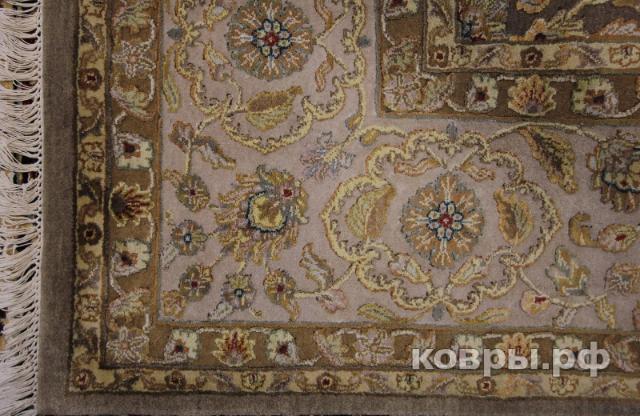 ковер ручной работы Индийский ковер ручной работы из шелка и шерсти Agra (Агра) 3.73x2.78 — фото 3