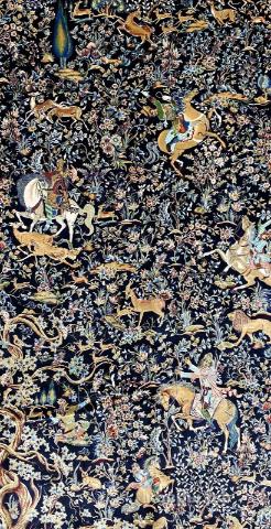 ковер ручной работы Шелковый Иранский ковер ручной работы 2.94x1.98 — фото 2