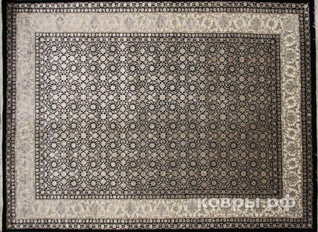 ковер ручной работы Индийский ковер ручной работы из шелка и шерсти 2.35x1.74