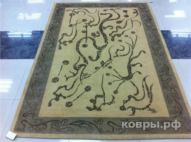 ковер ручной работы Дизайнерский ковер ручной работы из шерсти дикого яка 038 1.68x2.44 — фото 2