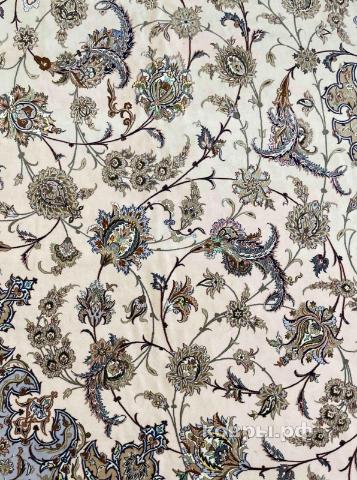 ковер ручной работы Иранский ковер ручной работы из шелка и шерсти Isfahan (Исфахан) 8.08x5 — фото 6