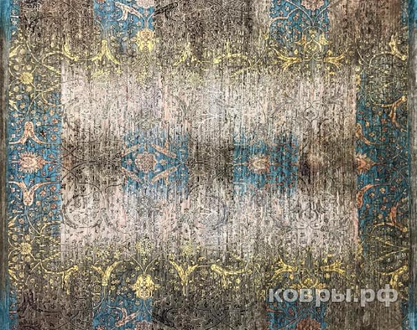 ковер ручной работы Индийский ковер ручной работы из шелка и шерсти 3.05x2.43
