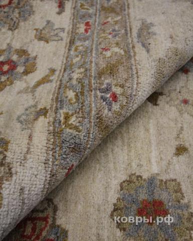 ковер ручной работы Шелковый Афганский ковер ручной работы Сhoubi (Чуби) 4.37x3.61 — фото 2