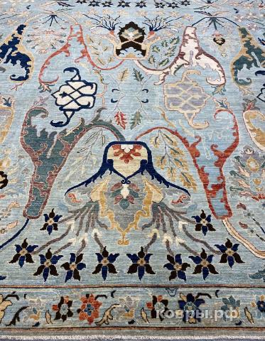 ковер ручной работы Шелковый Афганский ковер ручной работы Bidjar (Биджар) 4.18x3.02 — фото 4