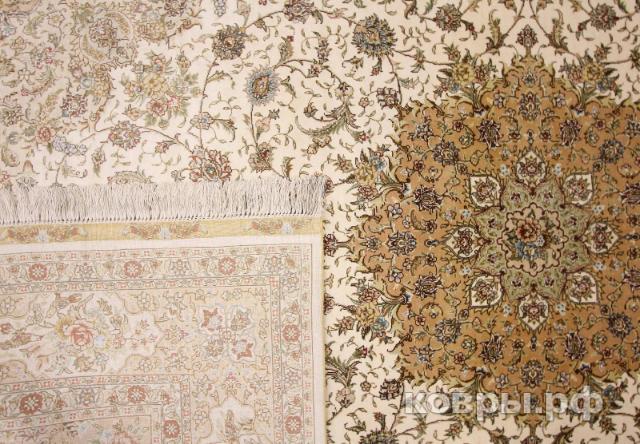 ковер ручной работы Шелковый Китайский ковер ручной работы Hereke (Хереке) 2.5x1.73 — фото 3