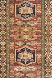 Афганский ковер ручной работы Казах 0.76x2.07м