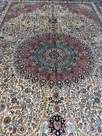 ковер ручной работы Шелковый Китайский ковер ручной работы 2.43x1.56 — фото 2