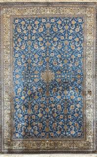 Шелковый Индийский ковер ручной работы Kashmir (Кашмир) 2.86x1.84