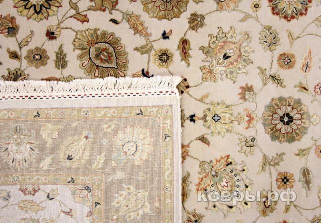 ковер ручной работы Индийский ковер ручной работы из шелка и шерсти Agra (Агра)  1.4x2.01 — фото 2