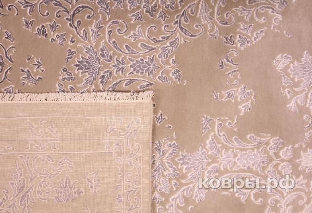 ковер ручной работы Индийский ковер ручной работы из шелка и шерсти 3.52x2.53 — фото 4