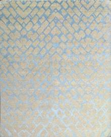 Индийский ковер ручной работы из шелка и шерсти 2.99x2.45