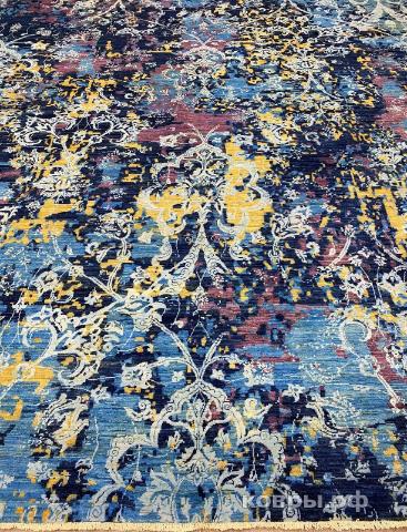 ковер ручной работы Шелковый Афганский ковер ручной работы Ruined Classics (Разрушенная классика) 4.21x3.08 — фото 2