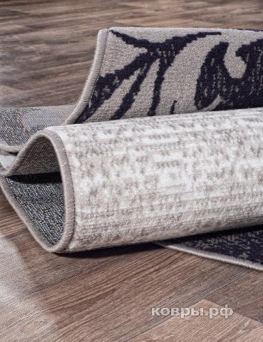 ковер Merinos Silver d216 GRAY Овал — фото 3