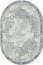 ковер KARMEN HALI NENSI GL073T GREY / GREY Овал