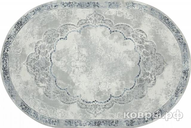 ковер KARMEN HALI NENSI GL073T GREY / GREY Овал