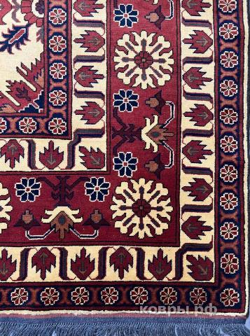 ковер ручной работы Афганский ковер ручной работы из шелка и шерсти Merinos (Меринос) 3.85x3.1 — фото 2