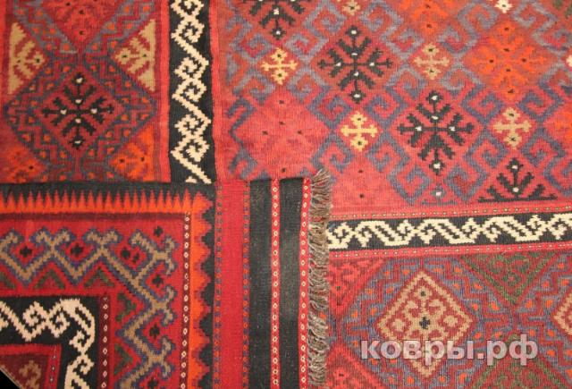 ковер ручной работы Шерстяной Афганский ковер ручной работы Kilim (Килим) 2.75x2.52 — фото 2