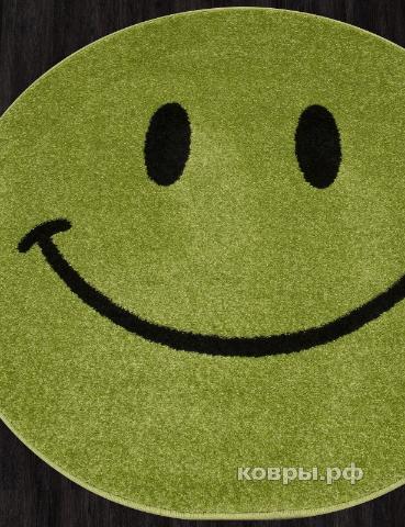 ковер Ковер MERINOS SMILE 2 NC19 GREEN Круг — фото 2