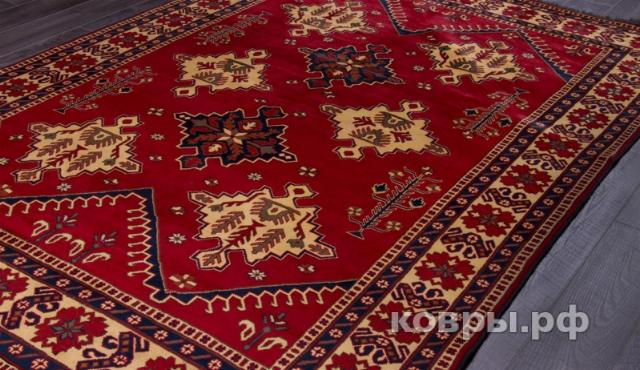 ковер ручной работы Пакистанский ковер ручной работы Меринос 2.12x3.03м — фото 9