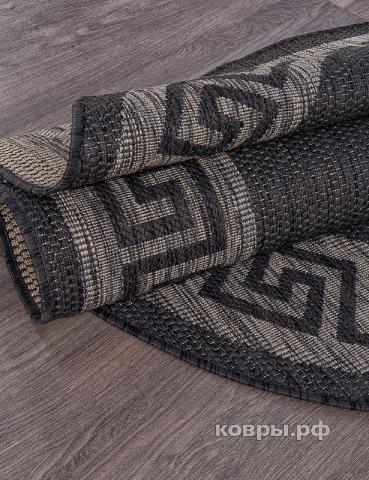 ковер MERINOS VEGAS S002 BLACK Овал — фото 3