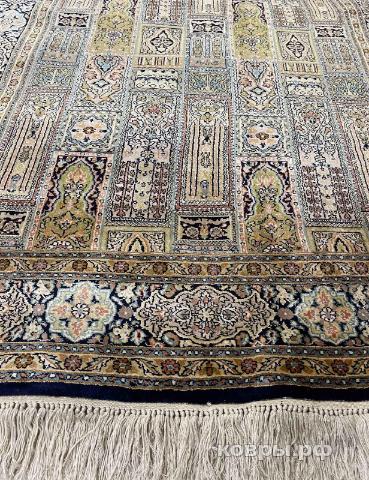 ковер ручной работы Шелковый Индийский ковер ручной работы Kashmir (Кашмир Хешти) 2.91x0.92 — фото 5