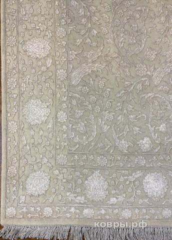 ковер ручной работы Индийский ковер ручной работы из шелка и шерсти Rajkumar (Ражкумар) 2.4x1.65 — фото 2