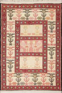 Шелковый Иранский ковер ручной работы Sumah (Сумах) 1.45x1.1