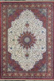 Шелковый Иранский ковер ручной работы Qum (Кум) 3.55x2.5