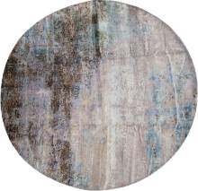 Круглый ковер ручной работы из шелка и шерсти 3.03x3.03 Круглый ковер ручной работы из шелка и шерсти 3.03x3.03
