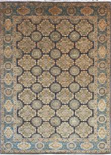 Шелковый Афганский ковер ручной работы Сhoubi Ziegler (Чуби зиглер) 2.64x1.91