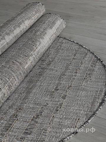 ковер Ковер MERINOS KAIR S143 DARK GRAY Овал — фото 3