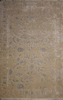 Индийский ковер ручной работы из шелка и шерсти 1.55x0.96