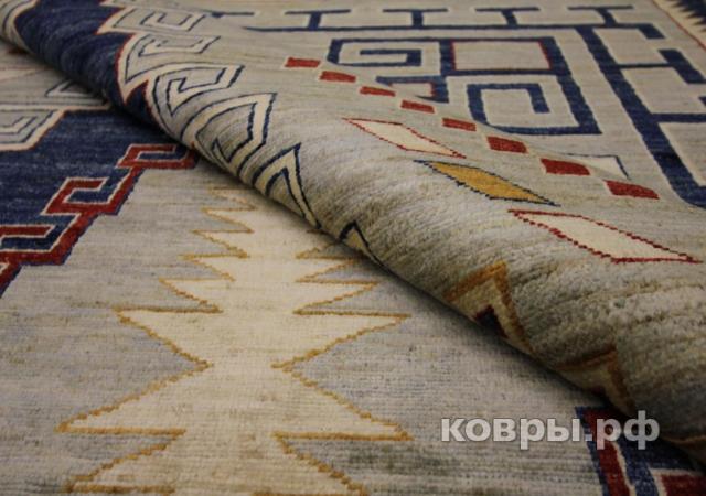ковер ручной работы Шелковый Афганский ковер ручной работы Kilim (Килим) 2.37x1.68 — фото 4