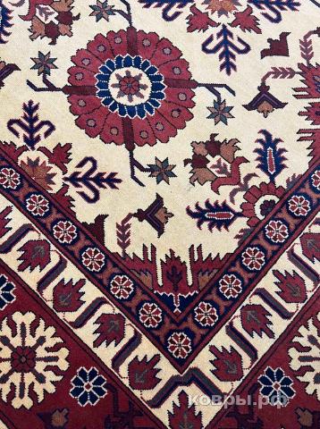 ковер ручной работы Афганский ковер ручной работы из шелка и шерсти Merinos (Меринос) 3.85x3.1 — фото 3