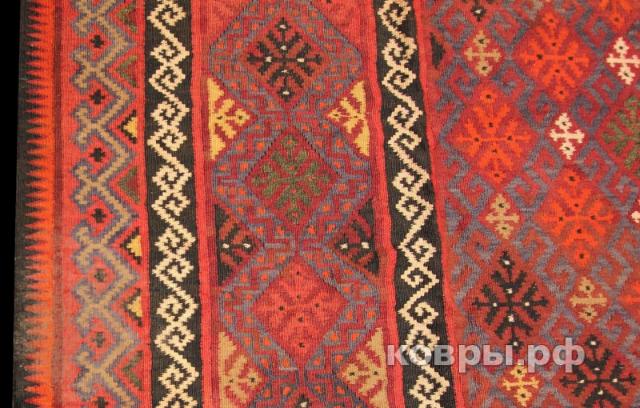 ковер ручной работы Шерстяной Афганский ковер ручной работы Kilim (Килим) 2.75x2.52 — фото 3