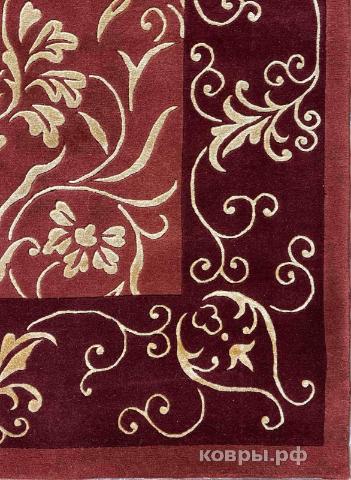 ковер ручной работы Китайский ковер ручной работы из шелка и шерсти 2.44x1.68 — фото 3