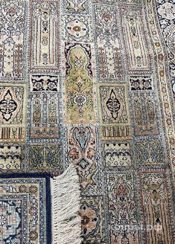 ковер ручной работы Шелковый Индийский ковер ручной работы Kashmir (Кашмир Хешти) 2.91x0.92 — фото 6