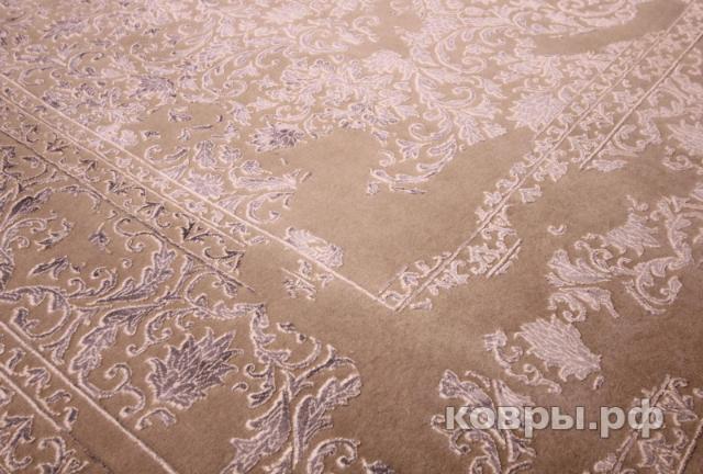 ковер ручной работы Индийский ковер ручной работы из шелка и шерсти 3.52x2.53 — фото 6