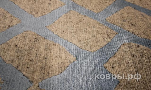 ковер ручной работы Индийский ковер ручной работы из шелка и шерсти 2.99x2.45 — фото 3