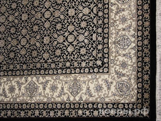 ковер ручной работы Индийский ковер ручной работы из шелка и шерсти 2.35x1.74 — фото 2