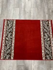 Коврик № 886,красный,размер 1,5 на 1,2 метра