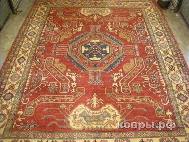 ковер ручной работы Афганский ковер ручной работы Казах 2.17x2.95м — фото 2