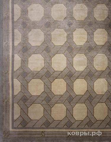 ковер ручной работы Китайский ковер ручной работы из шелка и шерсти 3.05x2.44 — фото 5