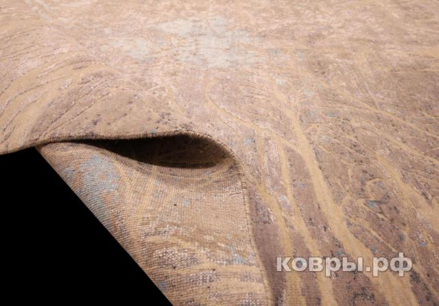 ковер ручной работы Индийский ковер ручной работы из шелка и шерсти 3.03x2.05 — фото 4